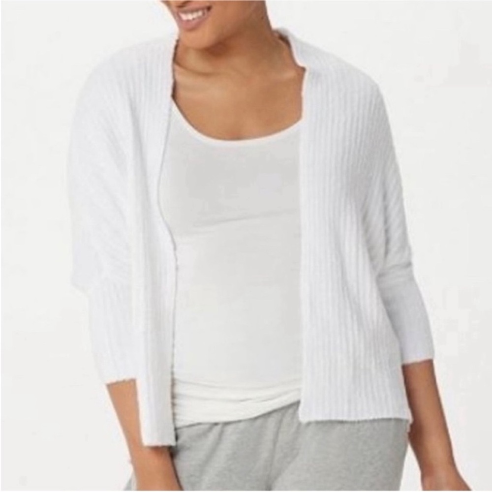 Barefoot Dreams Cozy Chiclite White Cardigans